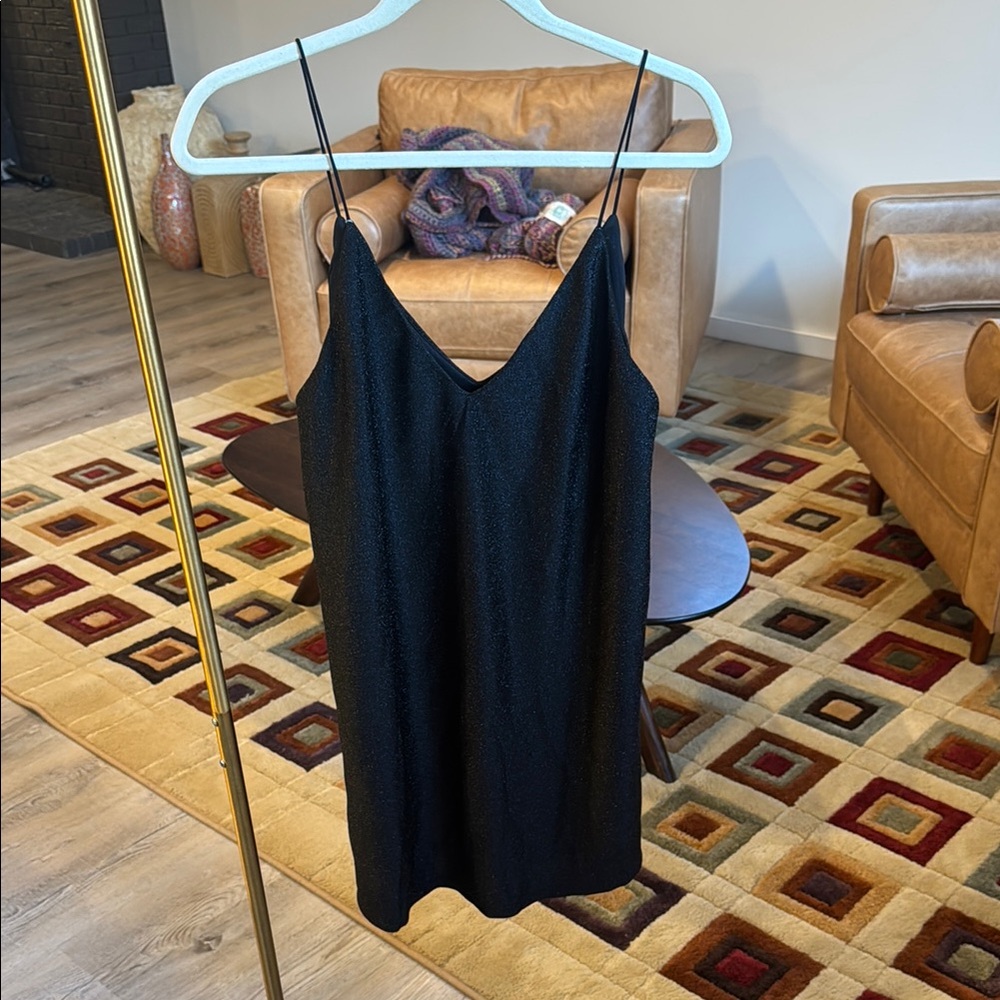 Elegant Black Slip Dress